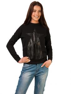 Bluza "Leather Star" Black