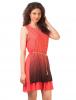 Rochie "freckled chain" coral