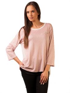 Bluza Casual "Pop Life" Pink&White