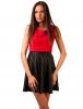 Rochie casual "in the summertime" red&black