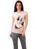 Tricou Cu Imprimeu "Mickey's Eyelashes" B&W