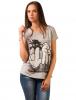 Tricou cu imprimeu "signs in los angeles" grey