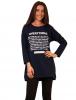 Bluza "everything is a copy" navy
