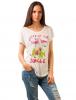 Tricou cu imprimeu "queen of the jungle" white