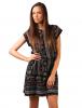 Rochie casual "out in the street" black&green