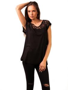 Bluza Cu Dantela "Chapter Two" Black