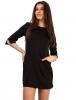 Rochie "Graphic Line" Black