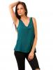 Top casual "how many ways" turquoise