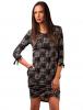 Rochie casual "back to classic" b&w