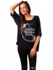 Bluza panza "summer look" navy