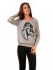 Bluza "you don't see me" grey