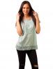 Bluza casual "comes to claim" mint green