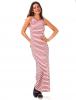Rochie "All The Stripes" Red