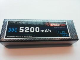 Acumulator SpeedRC 5200mAh 7.4V 30C 2S1P - Mufa Deans