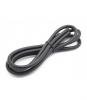 Cablu electric cu invelis siliconic pur, 12 awg - negru