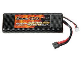 Acumulator Lipo 2S, 4000 mah, 7.4V, Hard Case, Gens Ace,conectori Deans