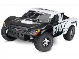 Automodel Traxxas Slash 4x4 VXL-3 Brushless FOX cu sunet realistic OBA & TSM&reg;