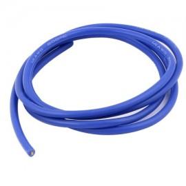 Cablu electric cu invelis siliconic 14 AWG - albastru, 1m lungime