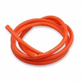 Cablu electric cu invelis siliconic pur 14 AWG, 1m , Rosu