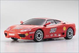Automodel RTR Kyosho MR-03N-RM  Ferrari360 Challenge  1/28 + Radiocomanda Perfex KT-18 ASF 2.4Ghz