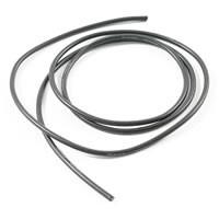 Cablu electric cu invelis siliconic pur 14 AWG Etronix - negru, 1m