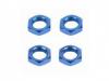 Piulite hexagonale pentru roti, culoare albastra- 4