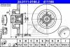 Disc frana spate renault scenic 1 i fabricat in perioada 09.1999 -