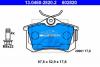 Set placute frana spate vw golf 6 vi fabricat in perioada