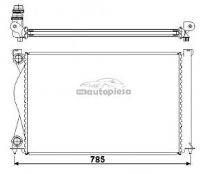 Radiator racire apa Audi A6 4F2 C6/ A6 Avant 4F5 C6 2.0 TFSI/ 2.0 TDI/ 3.2 FSI (05.04-08.11) ITN