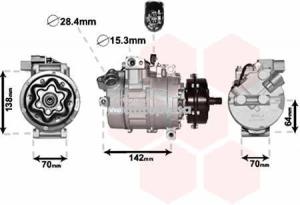 Compresor aer conditionat / clima NOU VW Touareg 10.02 - 05.10 ITN