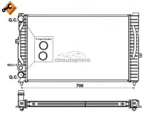 Radiator racire apa Skoda Superb 3U4 1.8 T/ 2.0/ 1.9 TDI/ 2.0 TDI (12.01-03.08) ITN