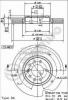 Disc frana fata ventilat opel vectra c fabricat