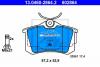 Set placute frana fata vw lupo fabricat in perioada 09.1998 - 07.2005