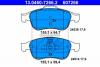 Set placute frana fata dacia dokker fabricata incepand cu 11.2012 ate