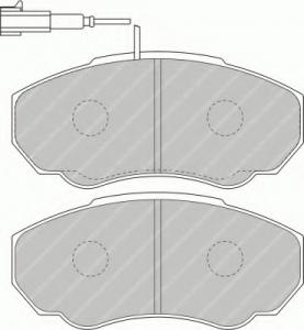 Set placute frana fata Citroen Jumper 244 FERODO