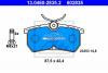 Set placute frana spate ford focus 1 i fabricat in