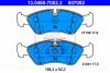 Set placute frana fata daewoo cielo fabricat in