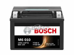 Acumulator baterie motociclete BOSCH M6 8 Ah 80A tip AGM