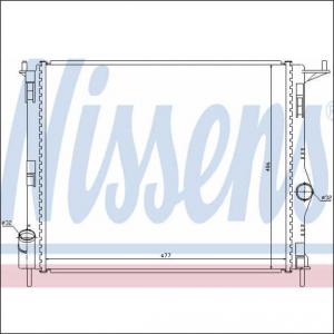 Radiator racire apa Dacia Sandero 1.6 NISSENS