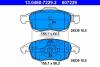 Set placute frana fata Citroen C4 2 II fabricat incepand cu 11.2009 ATE