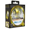 Set 2 becuri philips h4 colorvision