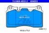 Set placute frana fata vw touareg fabricat incepand cu 10.2002 ate