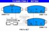 Set placute frana spate chevrolet aveo fabricat incepand cu 03.2011