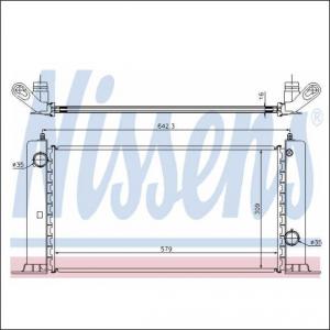 Radiator racire apa Fiat Stilo 1.6 16V NISSENS