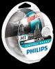Set 2 becuri Philips H1 X-tremeVision Plus (+130% lumina) 12V 55W