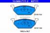 Set placute frana fata skoda fabia 2 ii fabricata in