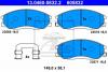 Set placute frana fata hyundai h1 fabricat in perioada 10.1997 -