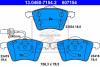 Set placute frana fata VW Sharan (7M8, 7M9, 7M6) fabricat in perioada 05.1995 - 03.2010 ATE