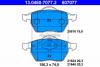 Set placute frana fata vw passat (3b3, 3b6) fabricat in perioada