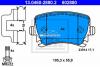 Set placute frana spate vw golf 5 v fabricat in